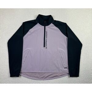 Under Armour‎ Jacket Women's Small Lavender 1/4 Zip Pullover UA Recover Training